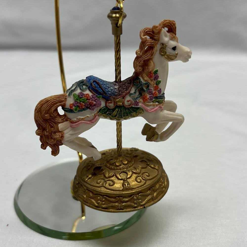 The Birds of Paradise Collection Peacock Merry Go Round Carousal Ornament